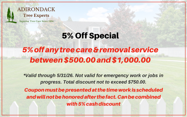 5% off tree services coupon